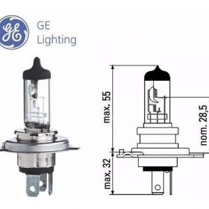 Lâmpada H4 24v GE 50450U